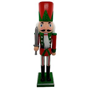 Soldado Quebra Nozes c/ Machado - 38 cm x 9 cm - 1 unidade - Cromus - Rizzo
