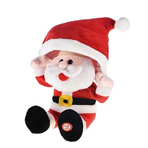 Enfeite de Papai Noel Com Som e Movimento - 1 unidade - Cromus - Rizzo