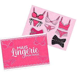 Kit Decorativo Chá de Lingerie - 1 unidade - Festcolor - Rizzo
