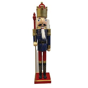 Quebra Nozes Com Bastão - Madeira - 60Cm - Modelo B - 1 unidade - Rizzo