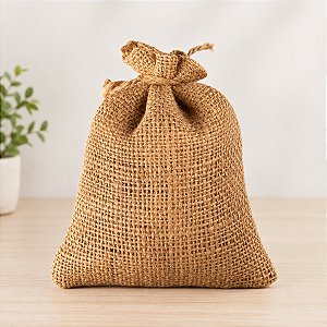 Saco De Juta para Lembrancinhas - 15x20cm - 5 unidades - EcoArt - Rizzo