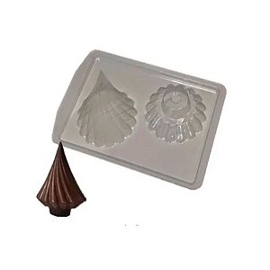 Forma de Acetato Especial - Árvore Cônica de Natal - Ref. FP224 - 1 unidade - Crystal Forming - Rizzo