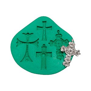 Molde de Silicone Cód. 1608 - Crucifixos - 1 unidade - Mazulli - Rizzo
