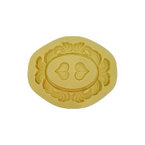 Molde de Silicone Cód. 1675 - Porta Retrato Oval  - 1 unidade - Mazulli - Rizzo