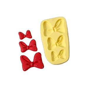 Molde de Silicone Cód. 1869 - Laços Minnie - 1 unidade - Mazulli - Rizzo