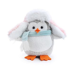 Enfeite de Natal Pinguim Com Chapéu e Cachecol - 17cm - 1 unidade - Cromus - Rizzo