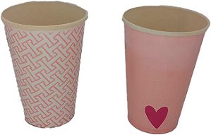 Copo Rosa - Festa de 15 Anos - 8 unidades - Cromus - Rizzo