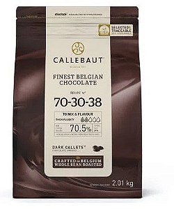 Chocolate Belga Callebaut - Gotas Amargo - 70-30-38-BR-U76 - 2 kg - Rizzo