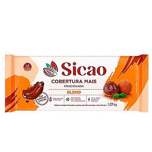 Cobertura Mais Blend  - Barra - 1,01 kg  - 1 unidade - Sicao - Rizzo