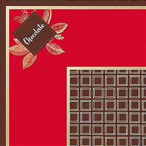 Saco Express 44x44cm para Ovos de 500g a 750g - Douce Cacau Vermelho - 5 unidades - Cromus - Rizzo