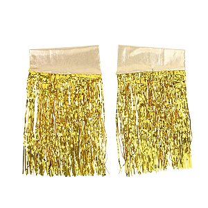 Manga Com Franja - Ouro - Adulto - 26x38 cm - 1 Par  - Cromus - Rizzo