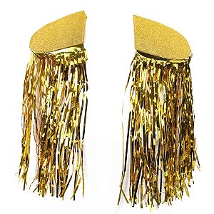 Ombreira Curta - Ouro - Adulto - 13x12x32 cm - 1 Par  - Cromus - Rizzo