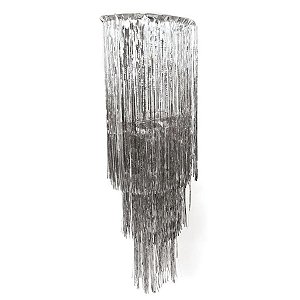 Lustre Metalizado Prata - 40x125 cm - 1 unidade - Cromus - Rizzo