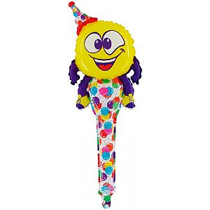 Balão Metalizado Shake Sorriso Micro Foil 25'' - 1 unidade - Rizzo