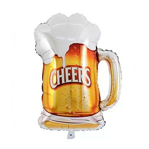 Balão Metalizado Beer Micro Foil 29'' - Ref. 8624 -São Roque - 1 unidade - Rizzo
