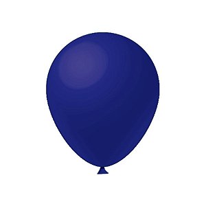 Balão de Festa Látex Liso - Azul Escuro - Festball - Rizzo