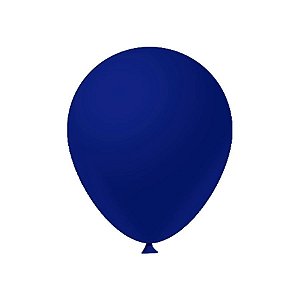 Balão de Festa Látex Liso - Azul Royal - Festball - Rizzo