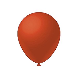 Balão de Festa Látex Liso - Terracota - Festball - Rizzo