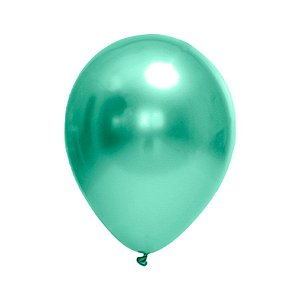 Balão de Festa Látex Chrome - Verde - FestBall - Rizzo