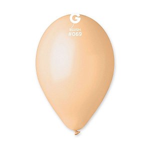 Balão de Festa Látex Liso - Blush #069 -  Gemar - Rizzo