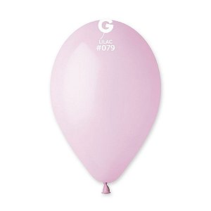 Balão de Festa Látex Liso - Lilac (Lilás) #079 -  Gemar - Rizzo