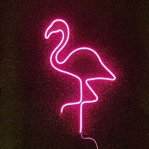 Painel Led Neon - Flamingo - 1 unidade - Rizzo