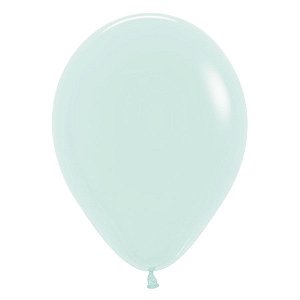 Balão de Festa Latéx Pastel Mate - Verde (Cor:630) -  Sempertex - Rizzo