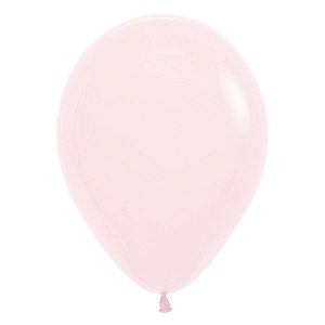 Balão de Festa Latéx Pastel Mate - Rosa (Cor:609) -  Sempertex - Rizzo