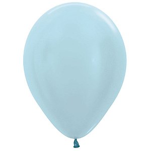 Balão de Festa Latéx Satin - Azul (Cor:440) -  Sempertex - Rizzo