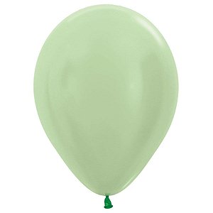 Balão de Festa Latéx Satin - Verde (Cor:430) -  Sempertex - Rizzo