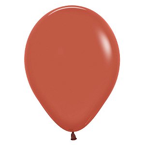 Balão de Festa Latéx Fashion - Terracota (Cor:072) -  Sempertex - Rizzo