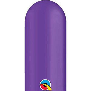 Balão de Festa Canudo - Purple Violet (Violeta Púrpura) - 350" - Qualatex - Rizzo