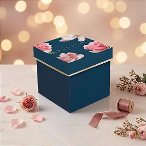 Caixa Cubo - Pretty Magnolia - 1 unidade - Cromus - Rizzo