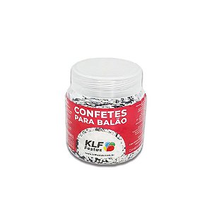 Confete Metalizado Redondo 50g - Prata - 1 unidade - Rizzo