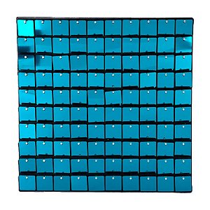 Painel Metalizado Shimmer Wall - Azul - 30cm x 30cm - 1 unidade - Artlille
