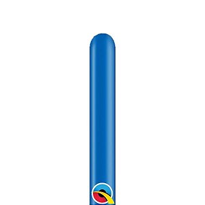 Balão de Festa Canudo - Azul Safira 160Q - 100 unidades - Qualatex Outlet - Rizzo