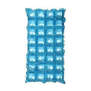 Painel Metalizado tipo Shimmer Wall Retângular Inflavel - 50x100cm - Azul Turquesa - 1 unidade - Make Mais - Rizzo