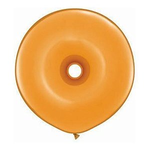 Balão de Festa Látex Donut - Tanjerina - 16" 40cm - 25 unidades - Qualatex Outlet - Rizzo