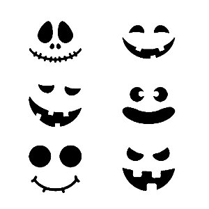 Cartela Transfer Adesivo Halloween - Scary Faces - 1 unidade - Rizzo