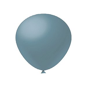 Balão de Festa Látex Big - Azul Acinzentado  - 1 unidade - FestBall - Rizzo