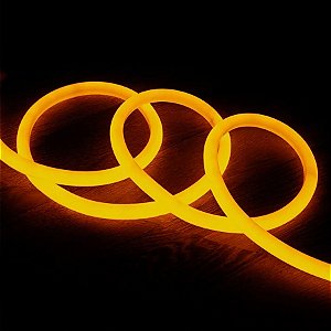 Mangueira Led Neon - Amarelo - 220V - 5m - 1 unidade - Rizzo