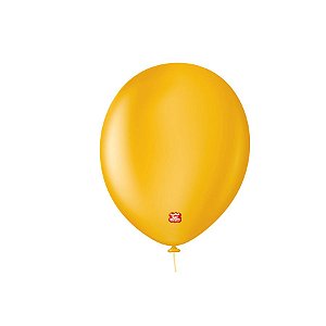 Balão Profissional Premium Uniq 11''27cm - Amarelo Ouro - 25 unidades - Balões São Roque - Rizzo
