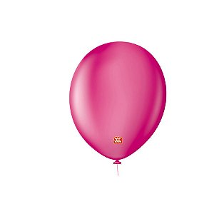 Balão Profissional Premium Uniq 9''23cm - Rosa Profundo  - 25 unidades - Balões São Roque - Rizzo