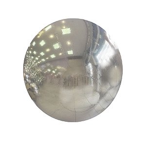 Balão Espelhado 2m - Prata - 1 unidade - Rizzo