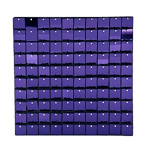 Painel Metalizado Shimmer Wall Roxo Nacarado - 30x30cm - 1 unidade - Rizzo