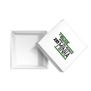 Caixa Cubo Personalizado De Dia das Mães - A Melhor Mãe do Mundo é a Minha - 1 unidade - Rizzo