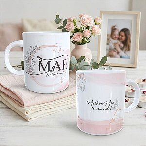 Caneca de Porcelana Mãe Eu Te Amo - 1 unidade - Rizzo