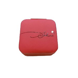 Mini Porta Joias Personalizado - Nome com Coração - Rosa Escuro - 1 unidade - Rizzo
