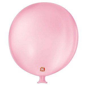 Balão de Festa Látex Gigante 3 pés - 91cm - Rosa Baby - 1 unidade - São Roque - Rizzo