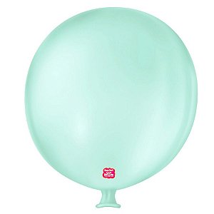 Balão de Festa Látex Gigante 3 pés - 91cm - Verde Hortelã - 1 unidade - São Roque - Rizzo